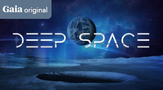 Earth rising against a deep star field